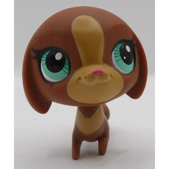Littlest Pet Shop Dachshund- Brown & Tan C-031G - Picture 1 of 5